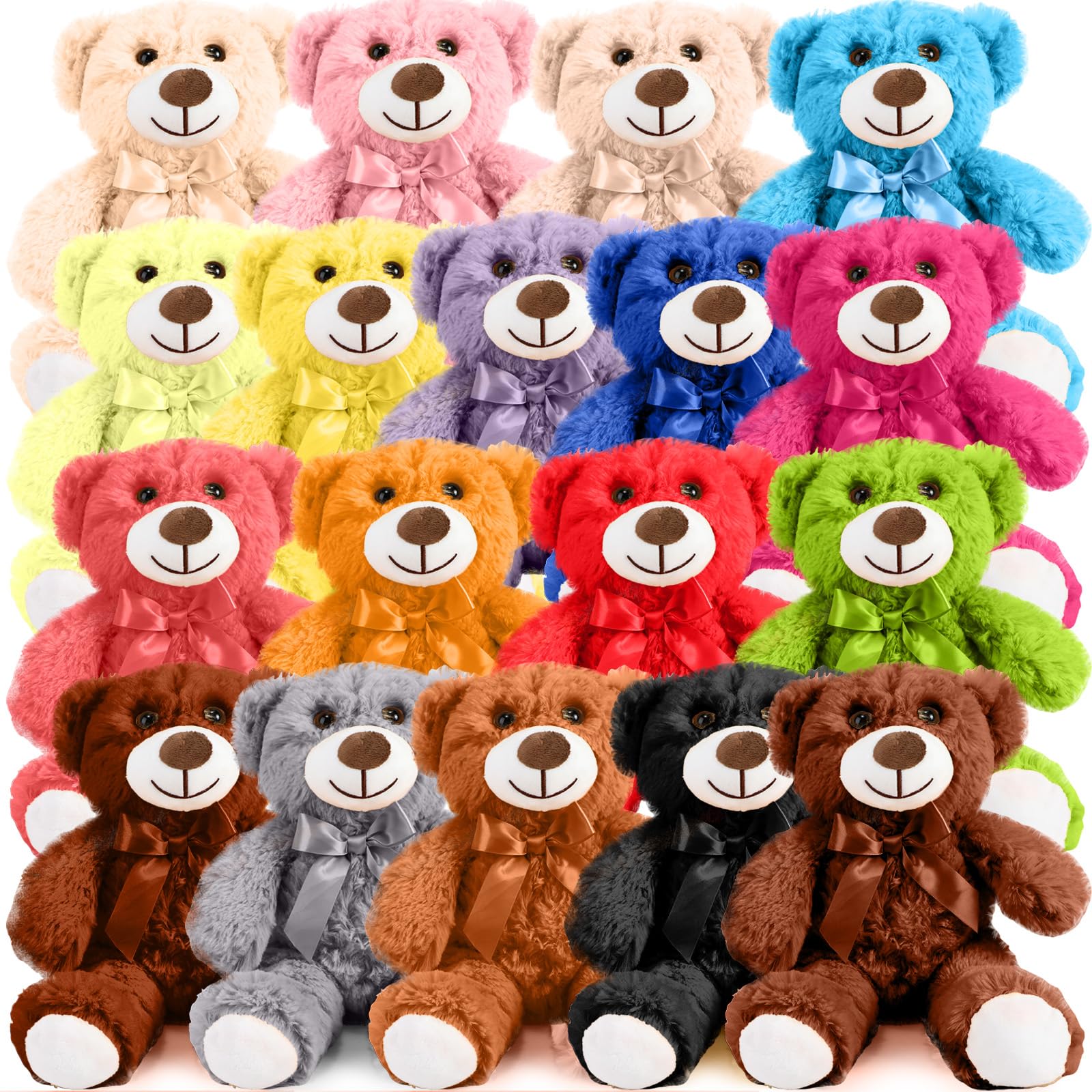 ToyKingdee Teddy Bear Stuffed Animal, Bear Gifts For Mom, Sister, Daughter, Girlfriend, Soft Stuffed Bear Plush Toy, Teddy Bear Shower Decorations, Birthday Xmas Gift