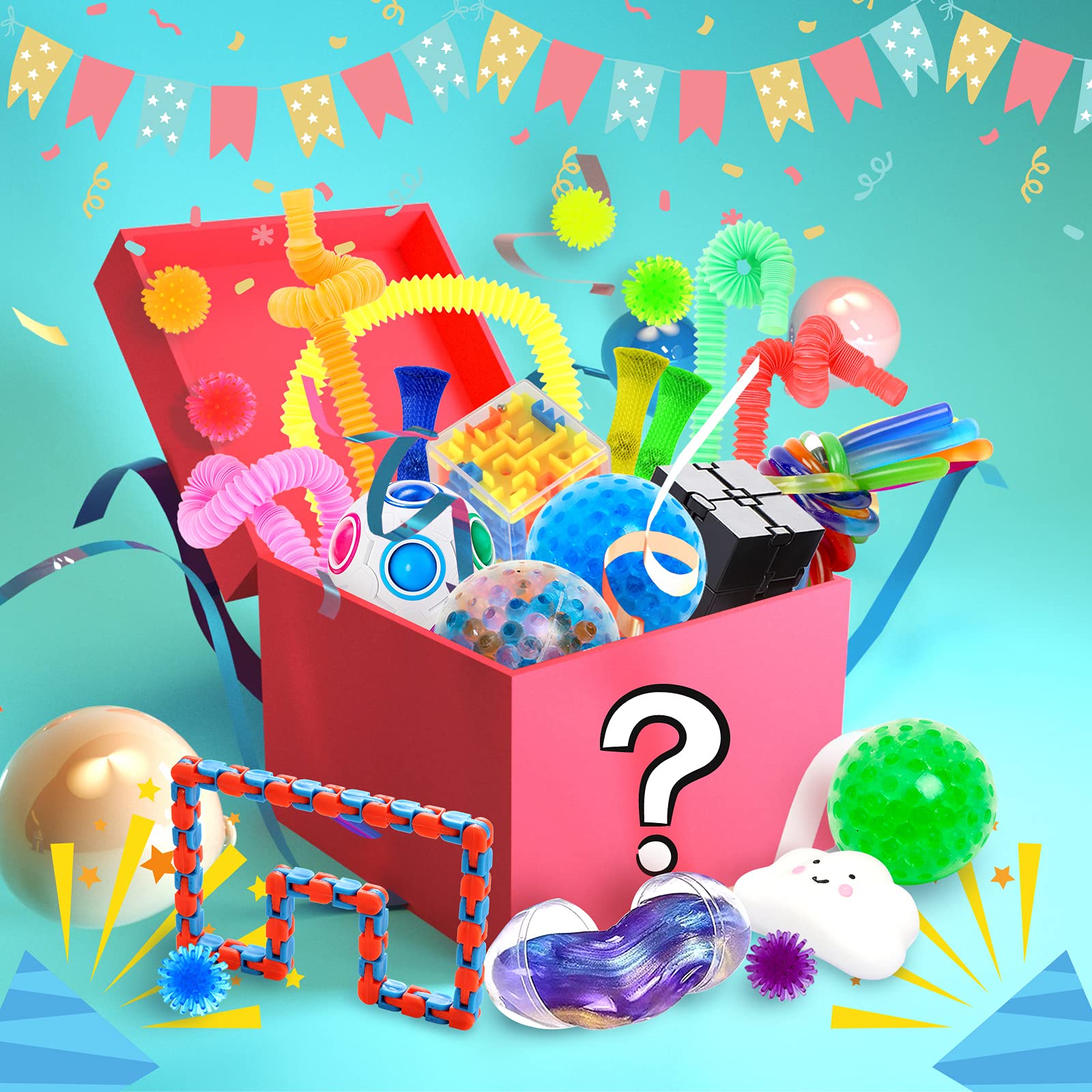 ZaxiDeel Lucky Box Random 15 Pack, A Surprise Gift Box for Boys and