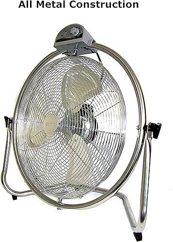 Miniatura 6 de Optimus F-4208 Ventilador oscilante de alta velocidad de grado industrial de 20"