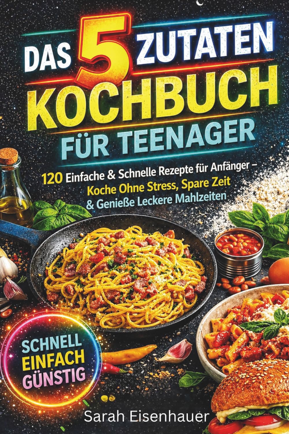 Das 5-Zutaten-Kochbuch für Teenager: 120 einfache & schnelle Rezepte für Anfänger – stressfrei kochen, Zeit sparen & leckere Mahlzeiten genießen (German Edition)      Paperback – April 30, 2026