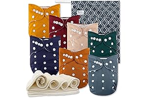 Nora's Nursery Reusable Cloth Diapers for Newborns and Toddlers