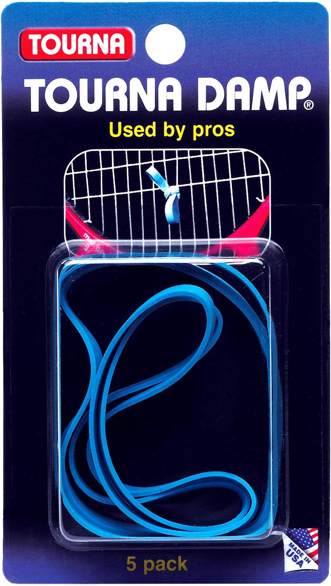Rubberband Vibration Dampener - 5 Pack Blue