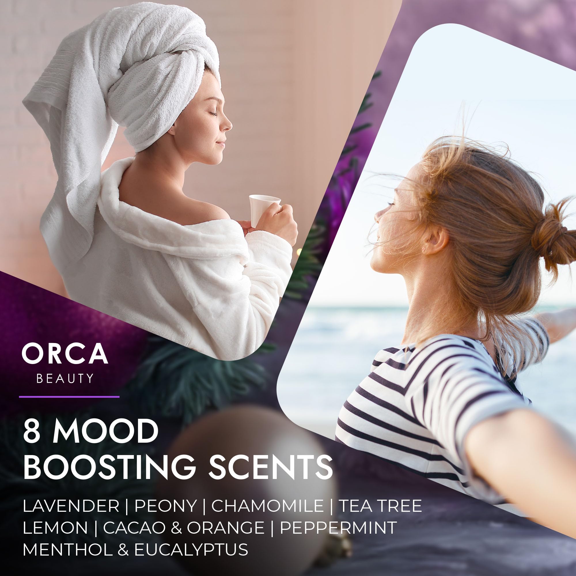 8 piezas de vaporizadores de ducha para aromaterapia y velas perfumadas, regalos de relajación para el cuidado personal de cumpleaños, bombas de ducha para aromaterapia, esenciales para el 3