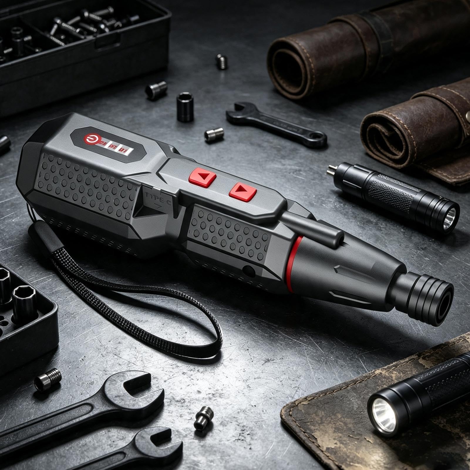 Cacciavite Elettrico Senza Fili Ricaricabile Ergonomico a 3 Velocità per