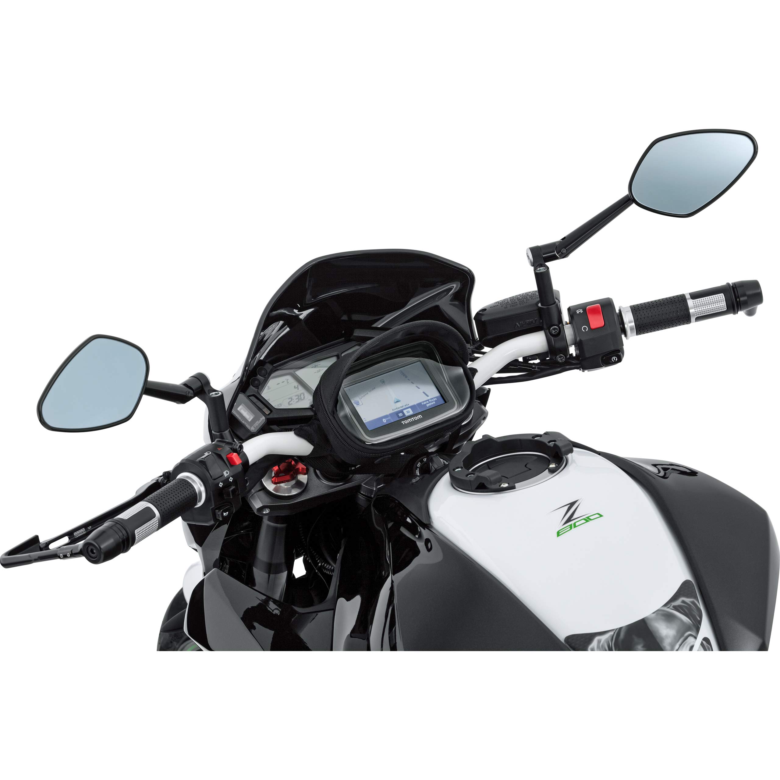 qbag lenkertasche 01 Rear Bag Motorcycle Handlebar Bag for GPS / Smartphone, Practical Anti-Glare Protection, Touchscreen Control, Splash-proof Cable Ducts, Black Electronics & Photo Serious Intention Urban - AU Men's Bestsellers Size:14 tooth