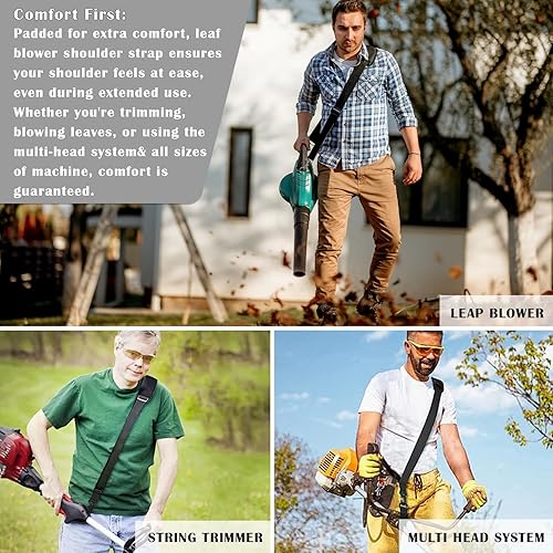 Miniatura 7 de 49-16-2722 Hombro para Milwaukee M18 Quik-lok Correa de hombro con EGO Power+ AP1500 EGO 56V Cortadora de cuerda, soplador de hojas, sistema de