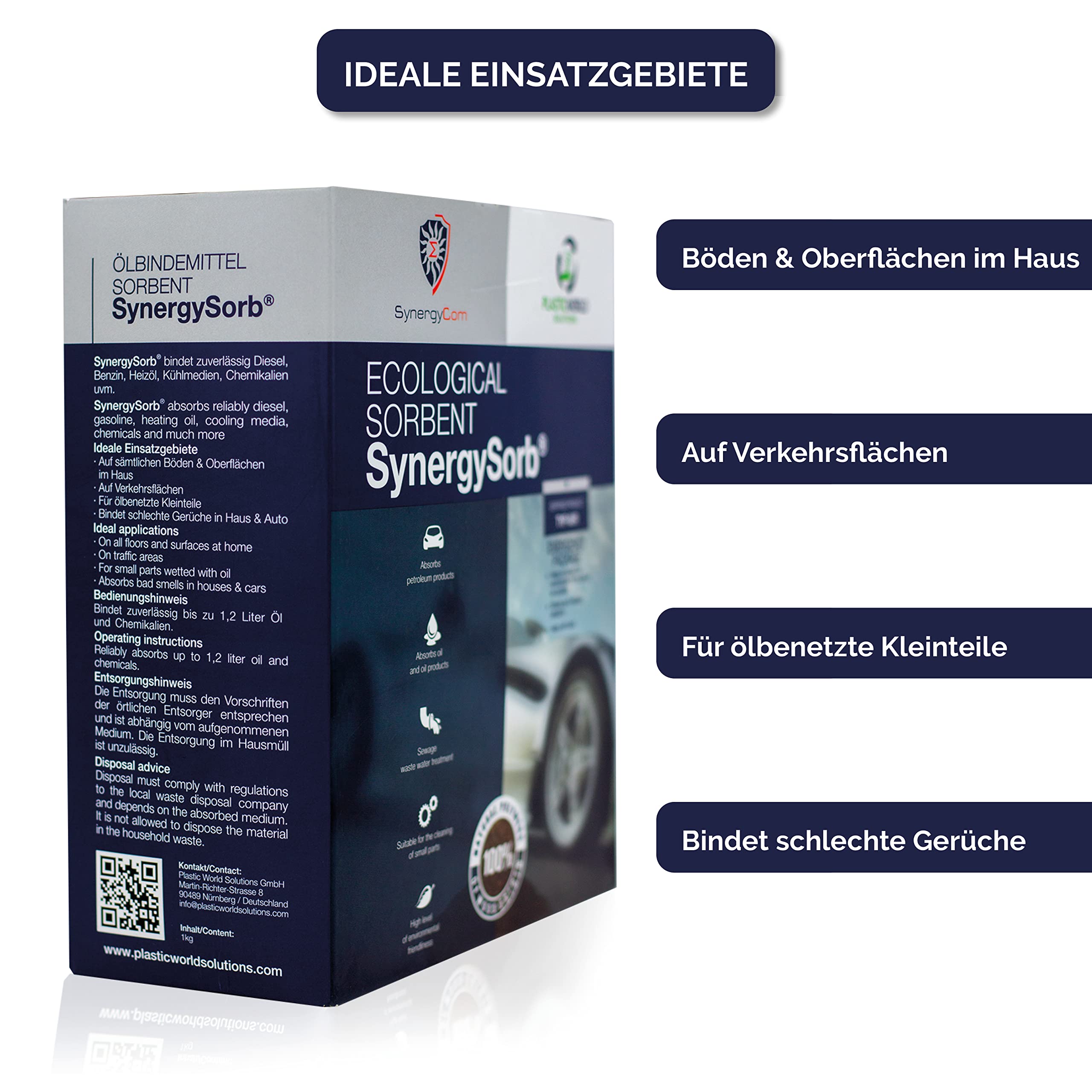 Ölbindemittel 10 kg - ökologisch und nachhaltig - 100% ein Biopolymer - nachwachsend