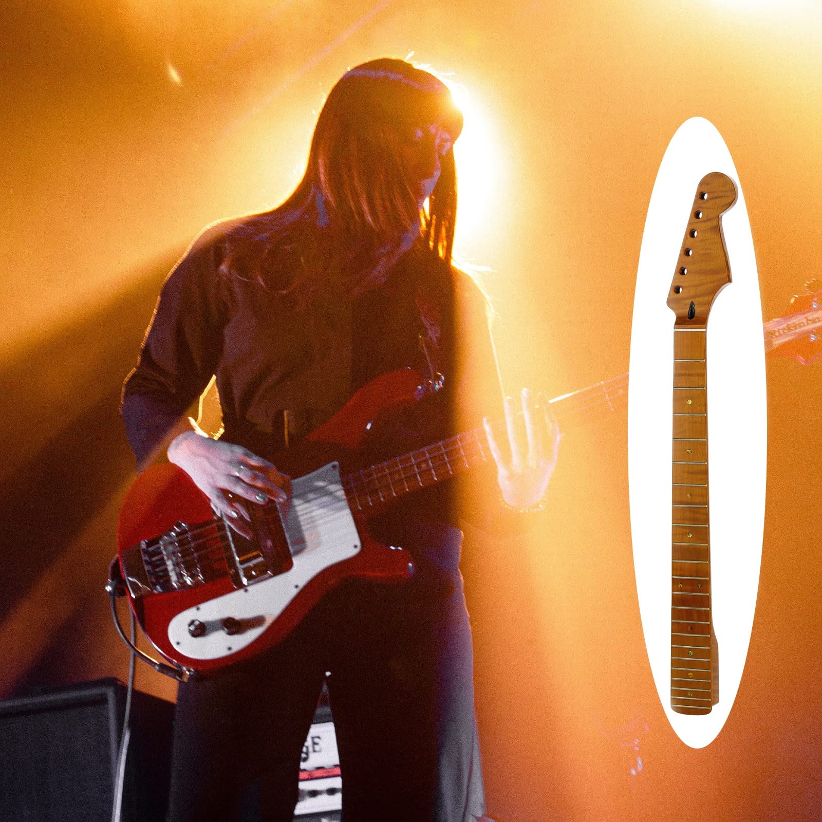 Amazon | ギターネック エレキギターネック 22フレット エレキギター