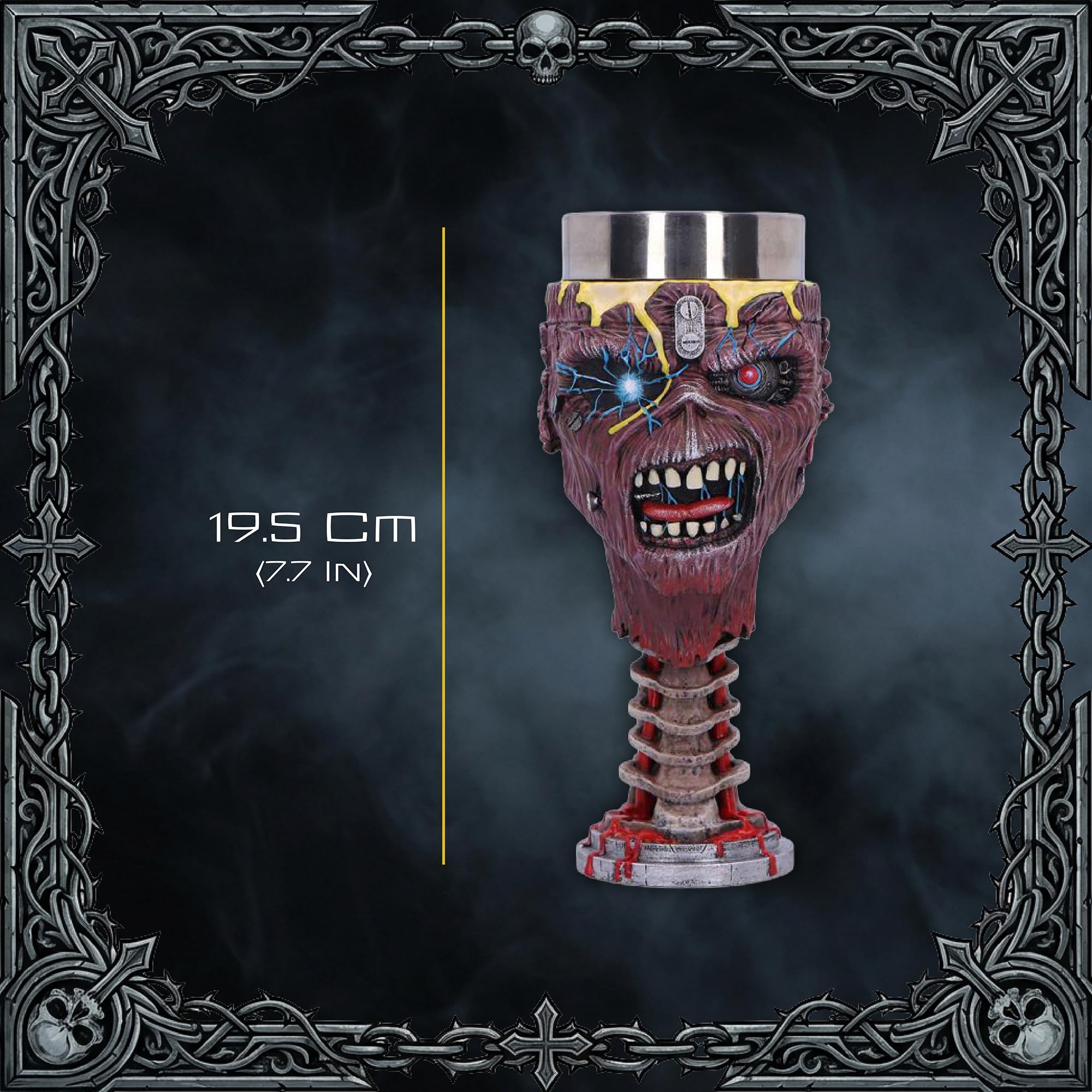 Nemesis Now Iron Maiden Can I Play With Madness Goblet