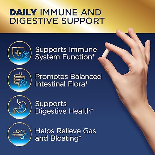 Miniatura 3 de FloraShield 25 Probiótico inmune diario para mujeres y hombres - 25 mil millones de UFC - 10 cepas y prebióticos clínicamente validados - Apoya la