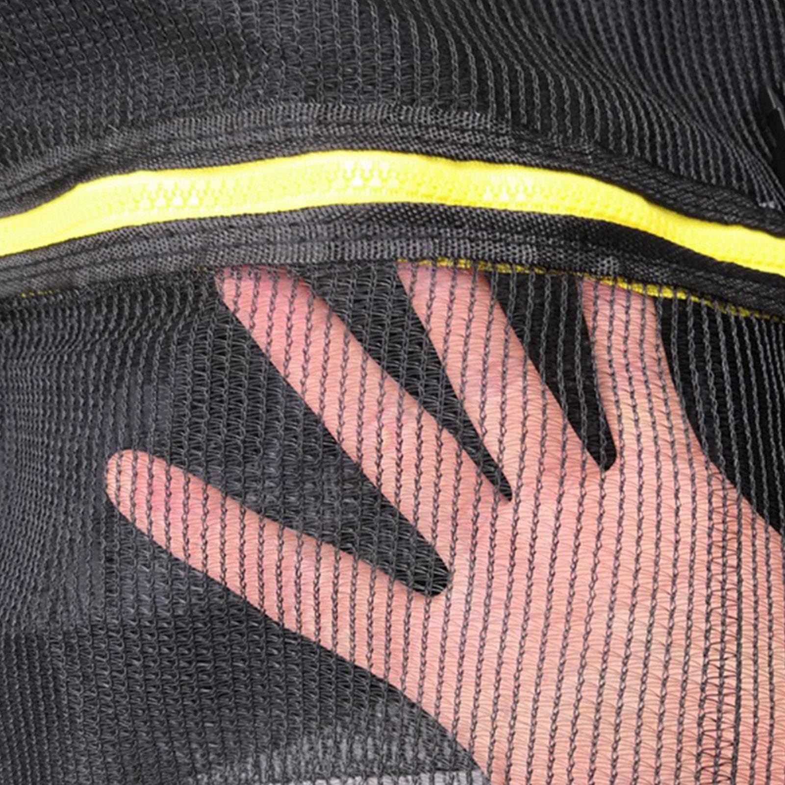 Red de repuesto para cama elástica – Red de protección para camas elásticas, red de nailon para trampolín | Red de repuesto resistente a la intemperie, soportes arqueados con postes rectos,