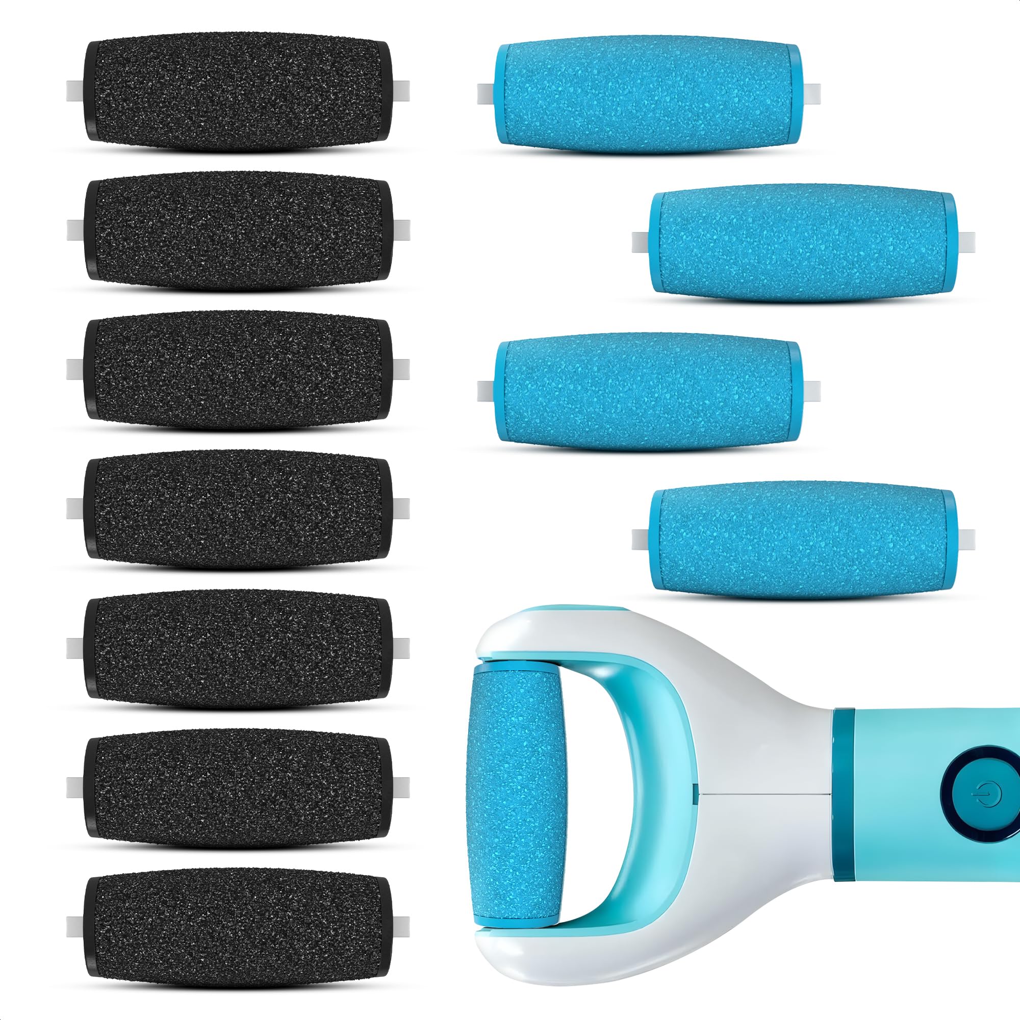 11 Pcs Replacement Rollers for Electric Foot Callus Remover Tool
