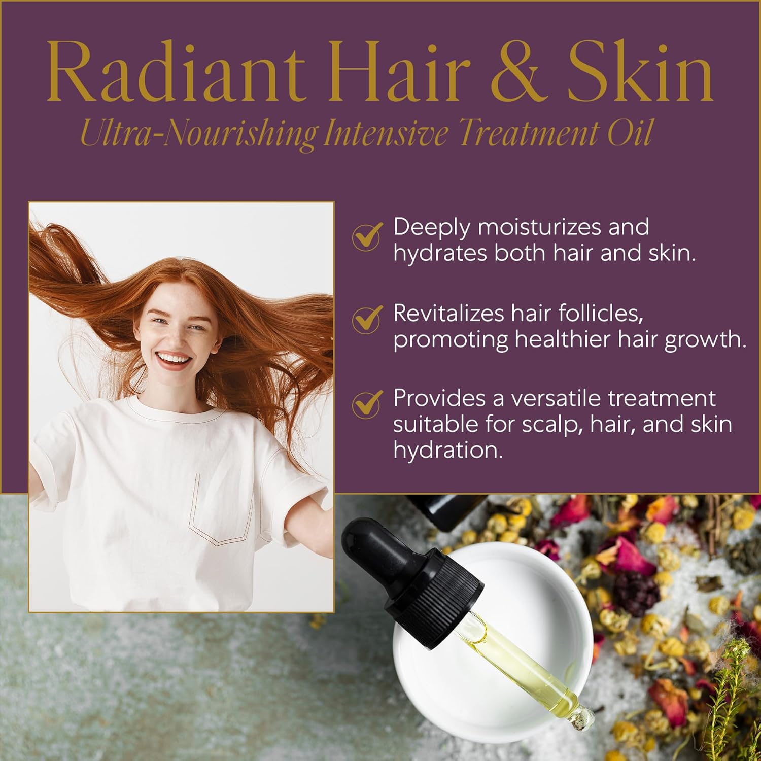 WEN by Chaz Dean Restorative Treatment Oil - Hair Oil for Hair Growth & Curly, Dry, Frizzy Hair w/Jojoba Seed Oil - Mandarin Italian Fig, 4 Fl Oz