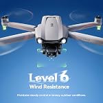Ruko F11PRO 2 Drone avec 6K Caméra pour Adultes, 3-Axis Gombal, 4K/30fps Vidéo, 70-Min Temps de vol avec 2 Batteries, 10000ft FPV Drone professionnel de transmission, retour automatique, mode débutant