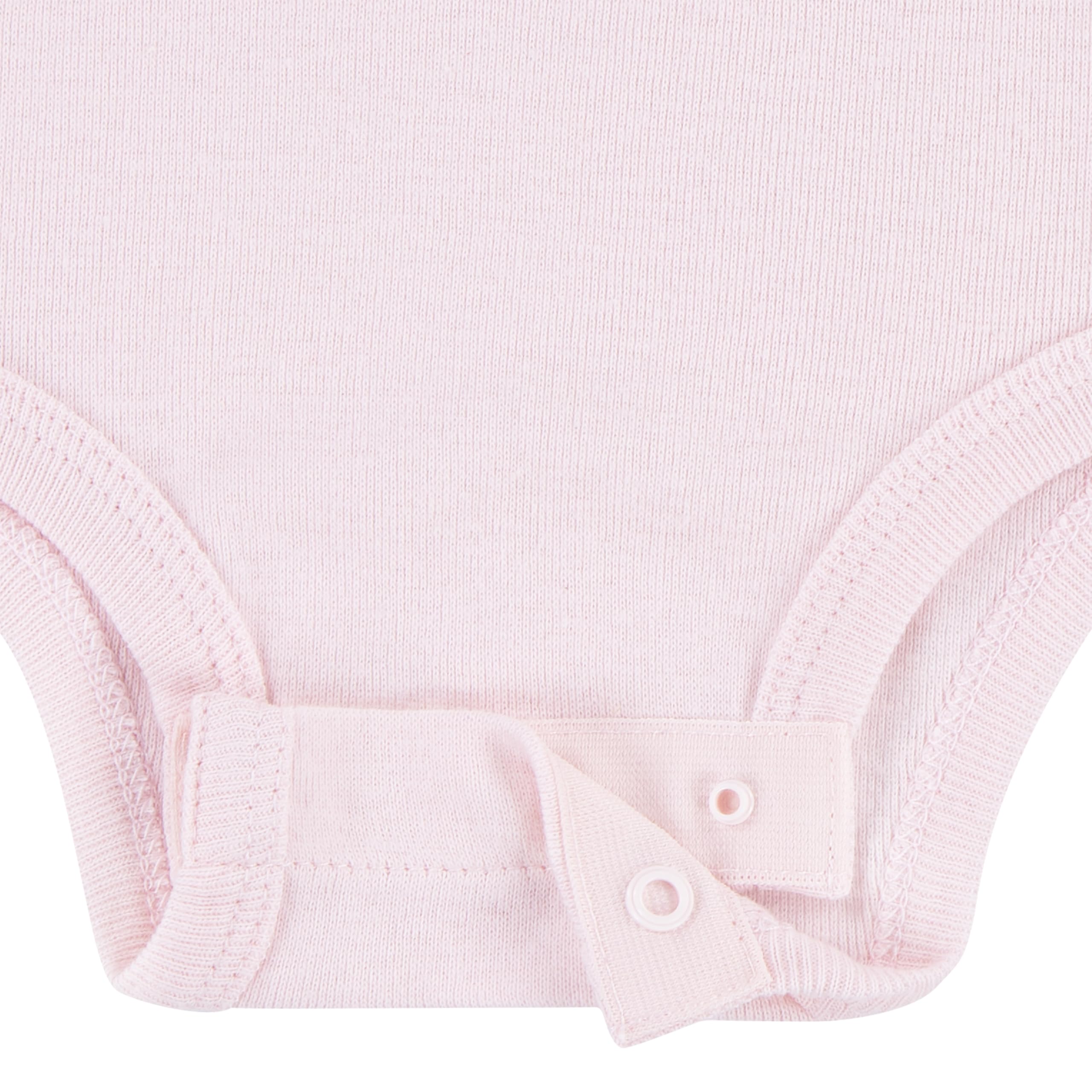 Levi's Unisex Baby Lhn Understated Batwing 3pc Se Nl0331 Levi's Unisex Baby LHN Understated Batwing 3PC SE NL0331 Abgestimmte Outfits, Chalk PINK, 6-12M