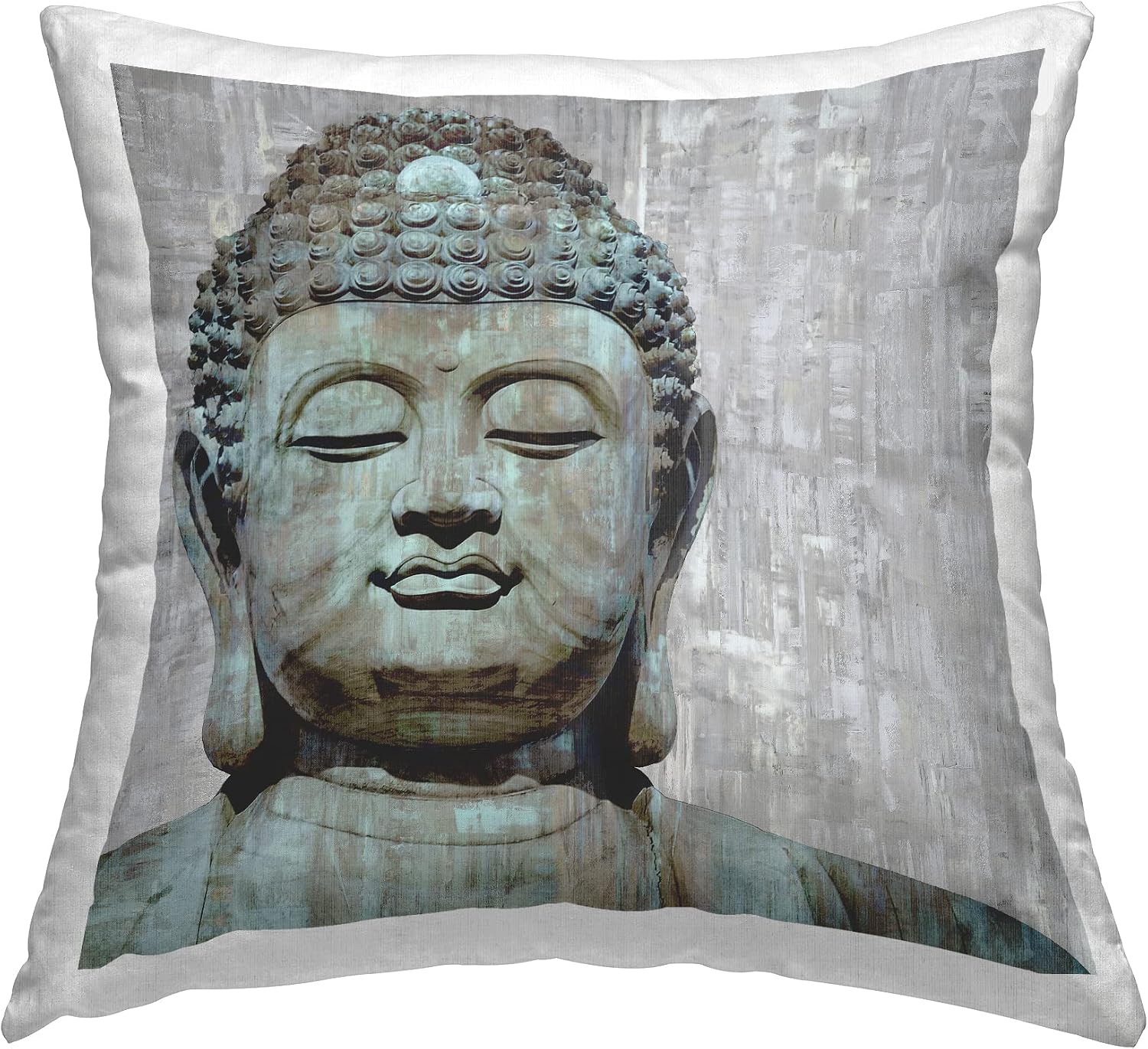 Stupell Industries Buddha Meditating Figure Closed Eyes Concentration Design by Tom Bray