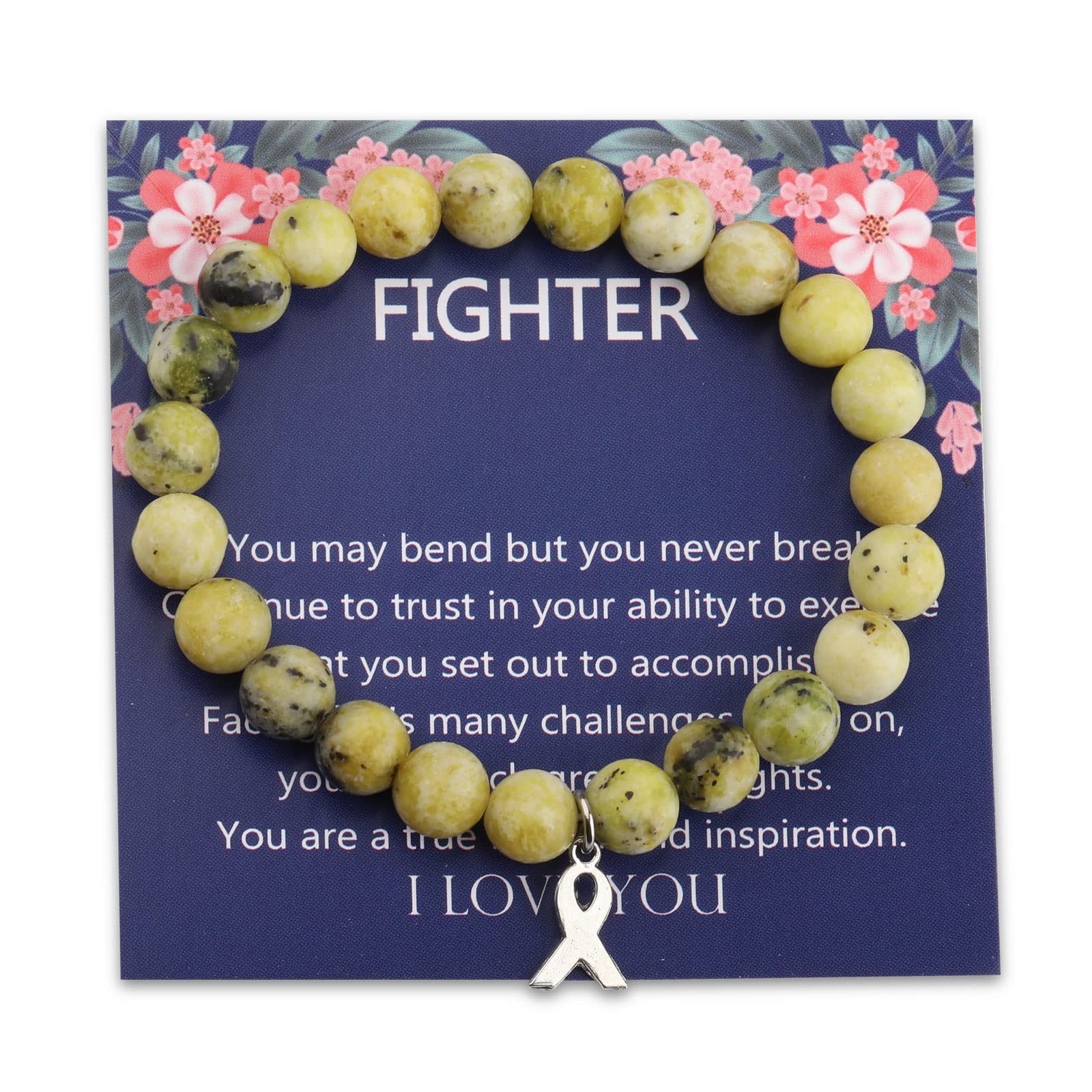 Bracelet endométriose et cancer jaune un cadeau solidaire idéal