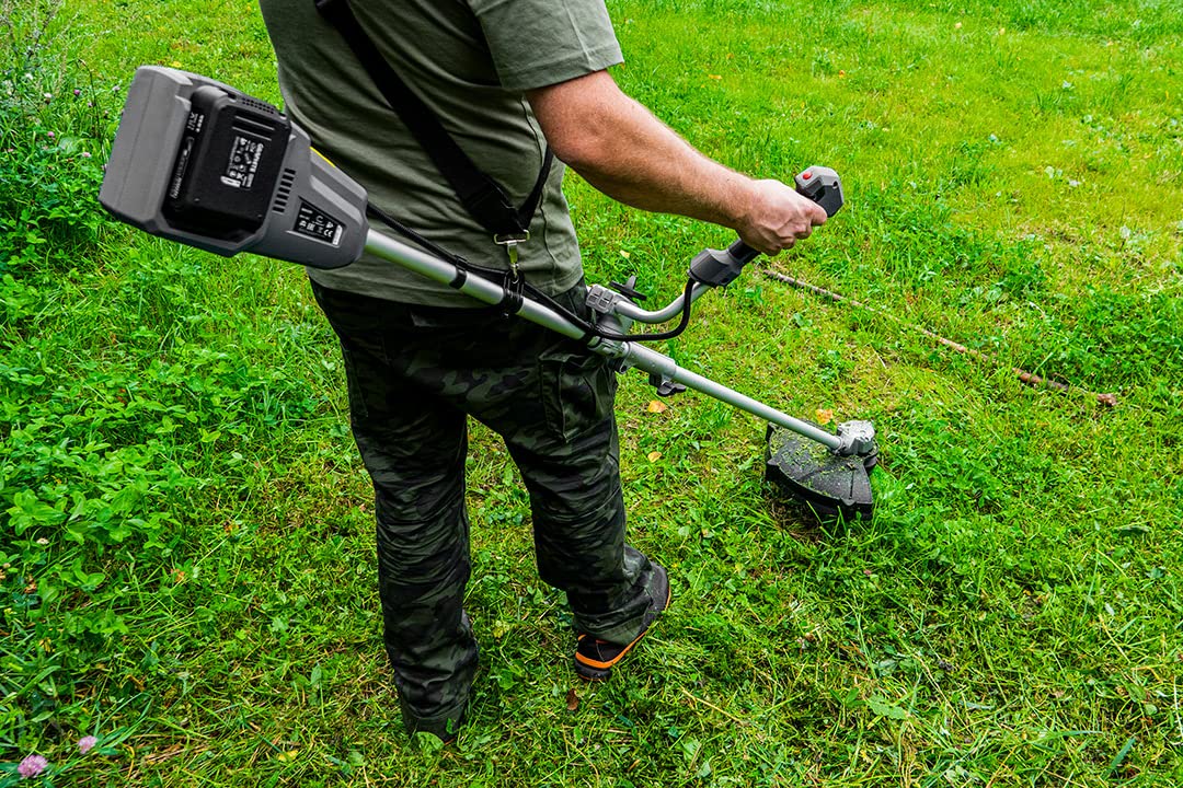 Graphite Energy+ akumulatorowa kosa spalinowa, 36 V, Li-lon, szerokość cięcia 350/255 mm, z linią tnącą, bez baterii, maks. : 7000 obr/min, średnica drutu tnącego: 2 mm, pojemność szpuli: