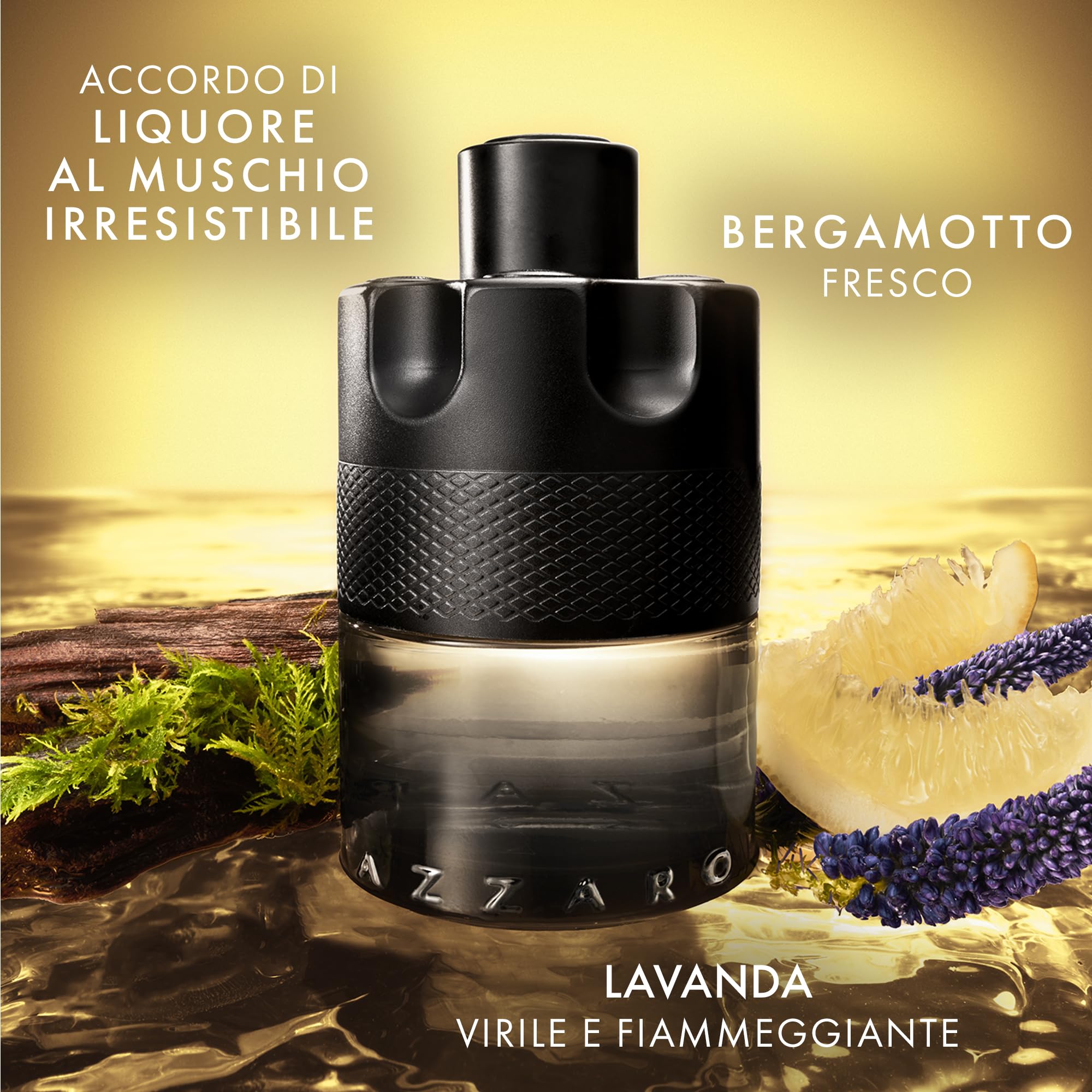 Azzaro The Most Wanted Intense Eau de Toilette Uomo, Profumo Uomo Fresco e Sensuale, Fragranza dalle Note Legnose e Aromatiche
