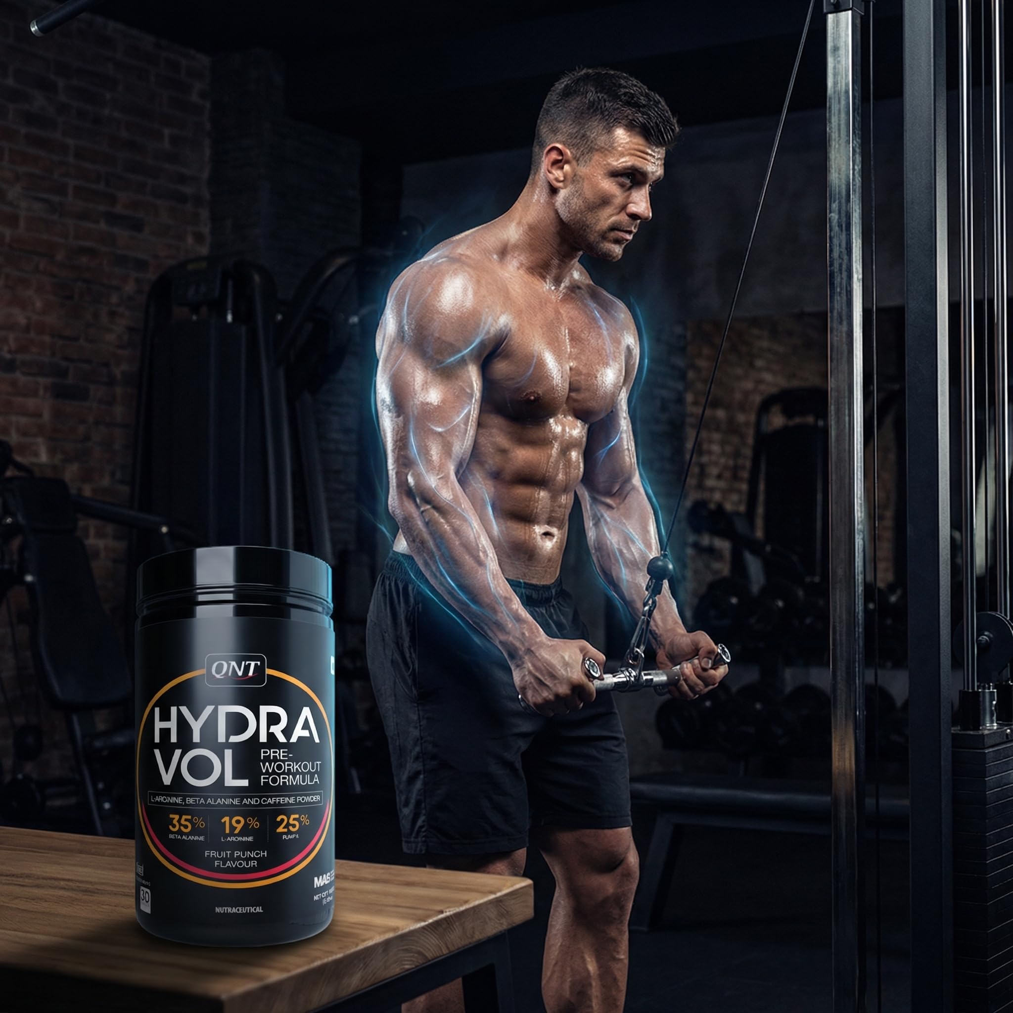 QNT Hydravol Pre-Workout Supplement | 400g | Fruit Punch | Instant Energy & Quick Muscle Pump | Beta-Alanine & Caffeine For Enhanced Focus & Muscle Strength — Amazon image 8