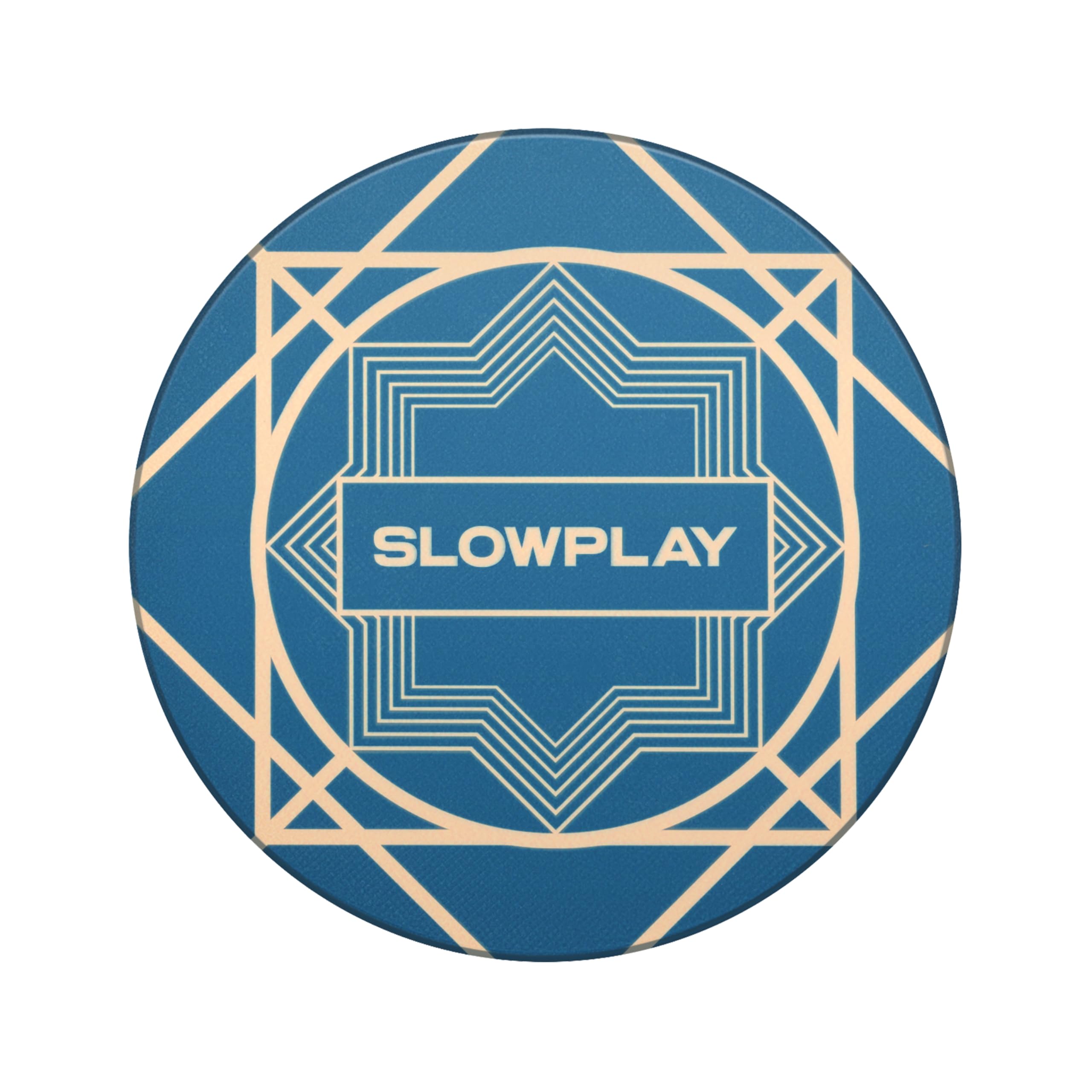 SLOWPLAY Nash Ceramic Poker Chips in Bulk, Casino Grade Ceramic 12-Gram Poker Chip for Texas Hold'em, 43mm Professional Chips Pack of 50 (Green)