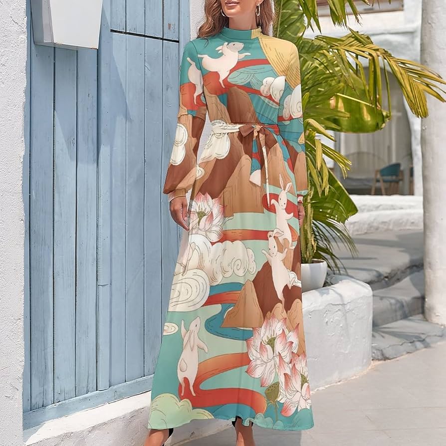 ２点おまとめ✨希少✨極美品　シビラ　総柄　ロングワンピース　花柄⑤ fan12300015_70100.jpg