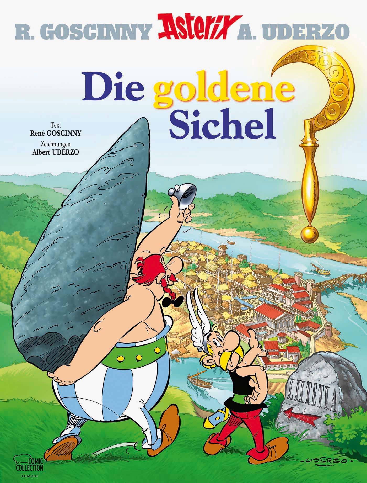 Asterix in German: Asterix und die goldene Sichel