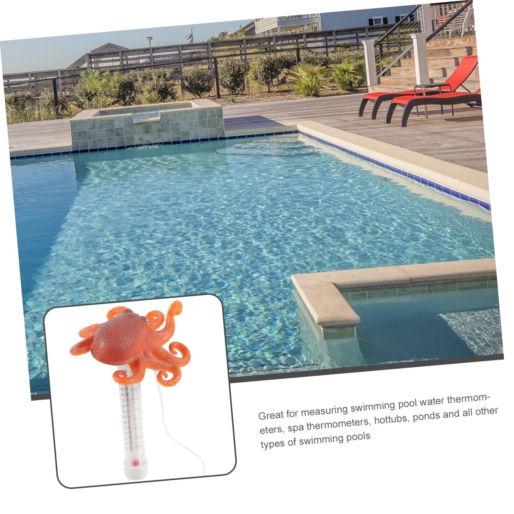 Hemobllo 3 Termometro Indicatore Temperatura Piscina Misuratore Temperatura Termometri Galleggianti Termometro Piscina Termostato Spa Temperatura