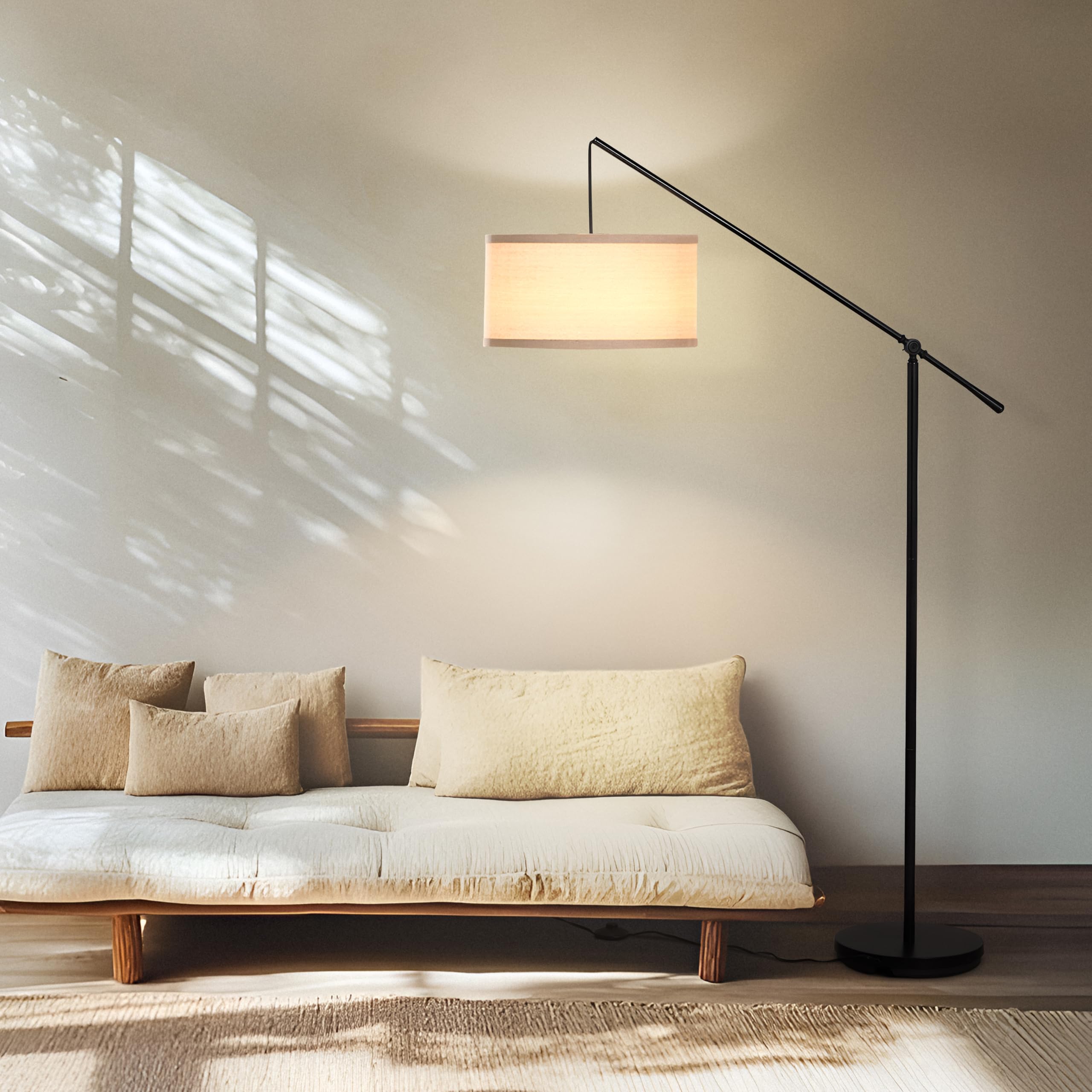 【陶器製】2層式ドーム型インテリアライト　RUDEN インテリア商品　アーチ型 Brightech Hudson 2 - LED Floor lamp, Tall Lamp with Sturdy Base