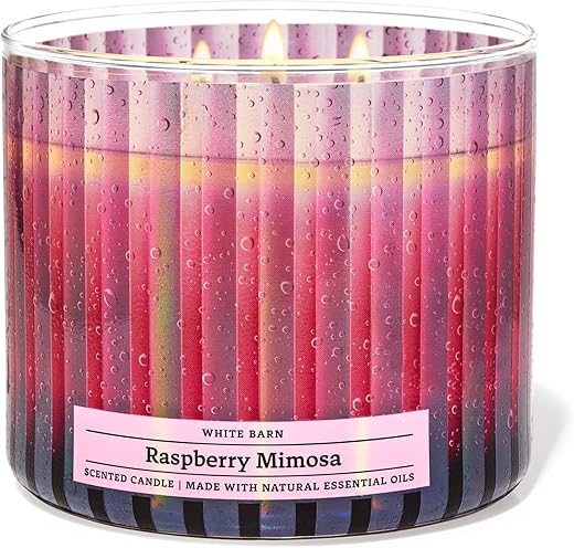 Bath & Body Works Rasberry Mimosa 3-Wick Candle