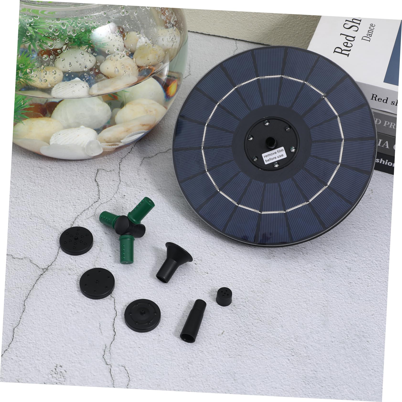 SUPVOX Pompa per Fontana Solare Fontana Solare per Piscina per Giardino Design Galleggiante senza Fili Facile Installazione Utilizzo Esterno Elemento Decorativo