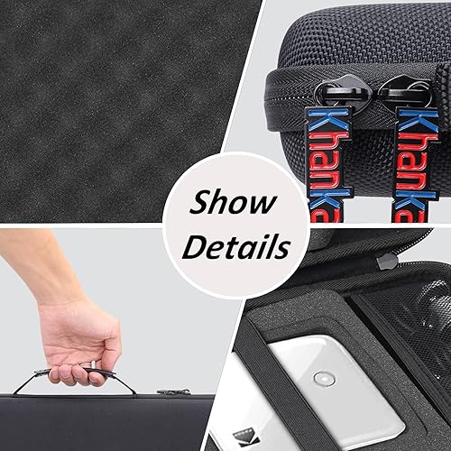 Miniatura 8 de Khanka Estuche de viaje duro compatible con Kodak Luma 150  350 Pocket Projector - Proyector de películas portátil, solo funda