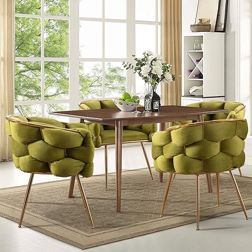 Miniatura 8 de Silla decorativa moderna y cómoda dorada, de terciopelo hecha a mano, sillas decorativas para sala de estar, muebles de dormitorio, sillas de sala