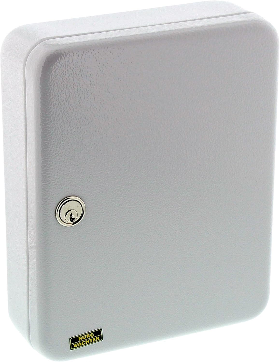 BURG-WÄCHTER, Key Box, 24 Hooks, Can be Integrated into Locking Systems, Sheet Steel, Height: 310 mm, CS 24, Light Grey
