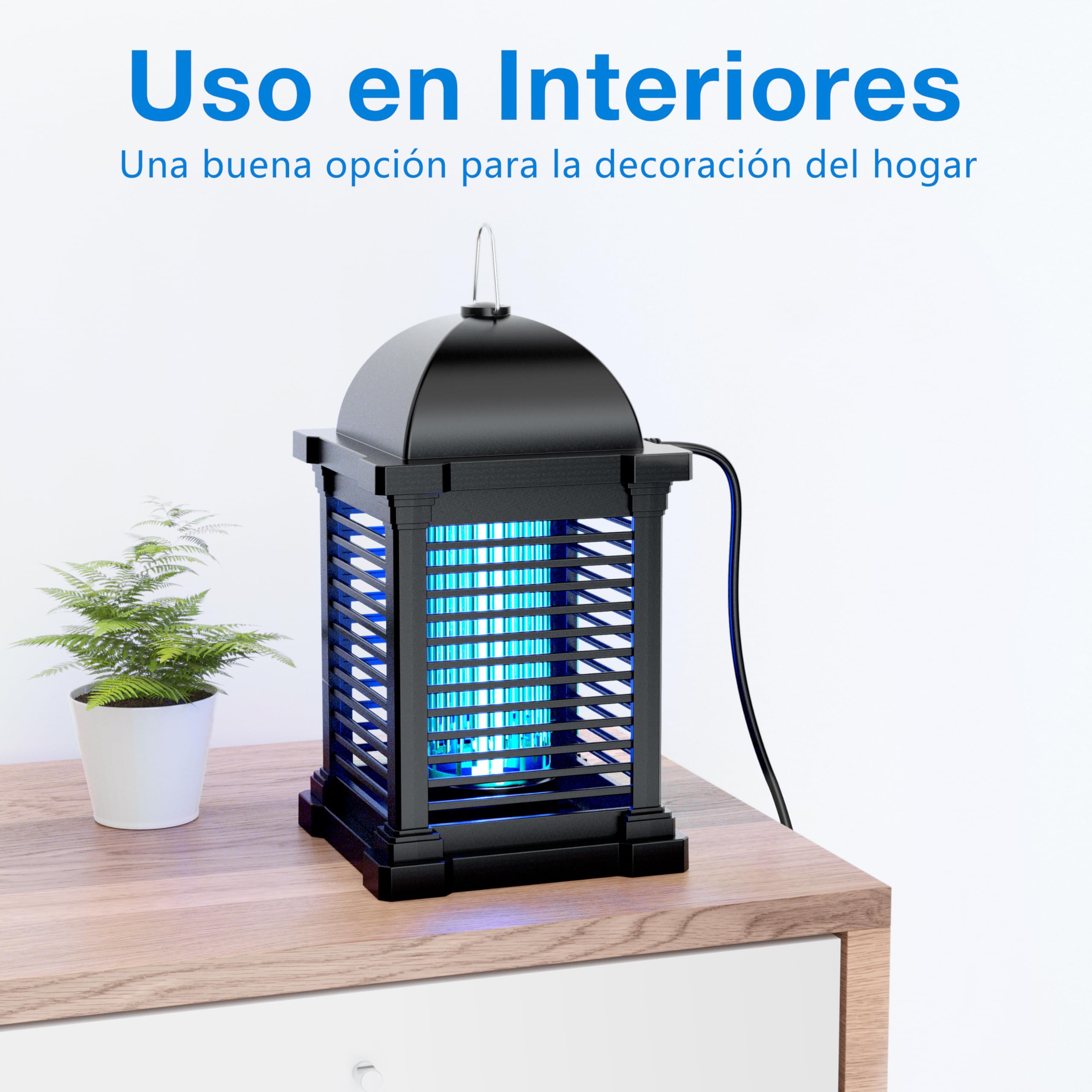 PALONE Lampara Antimosquitos 20W 4300V Antimosquitos Electrico para Repeler Polillas y Moscas, IPX4 Mata Mosquitos Electrico Efectivo de 100 m², Atrapa Moscas para Interior y Exterior