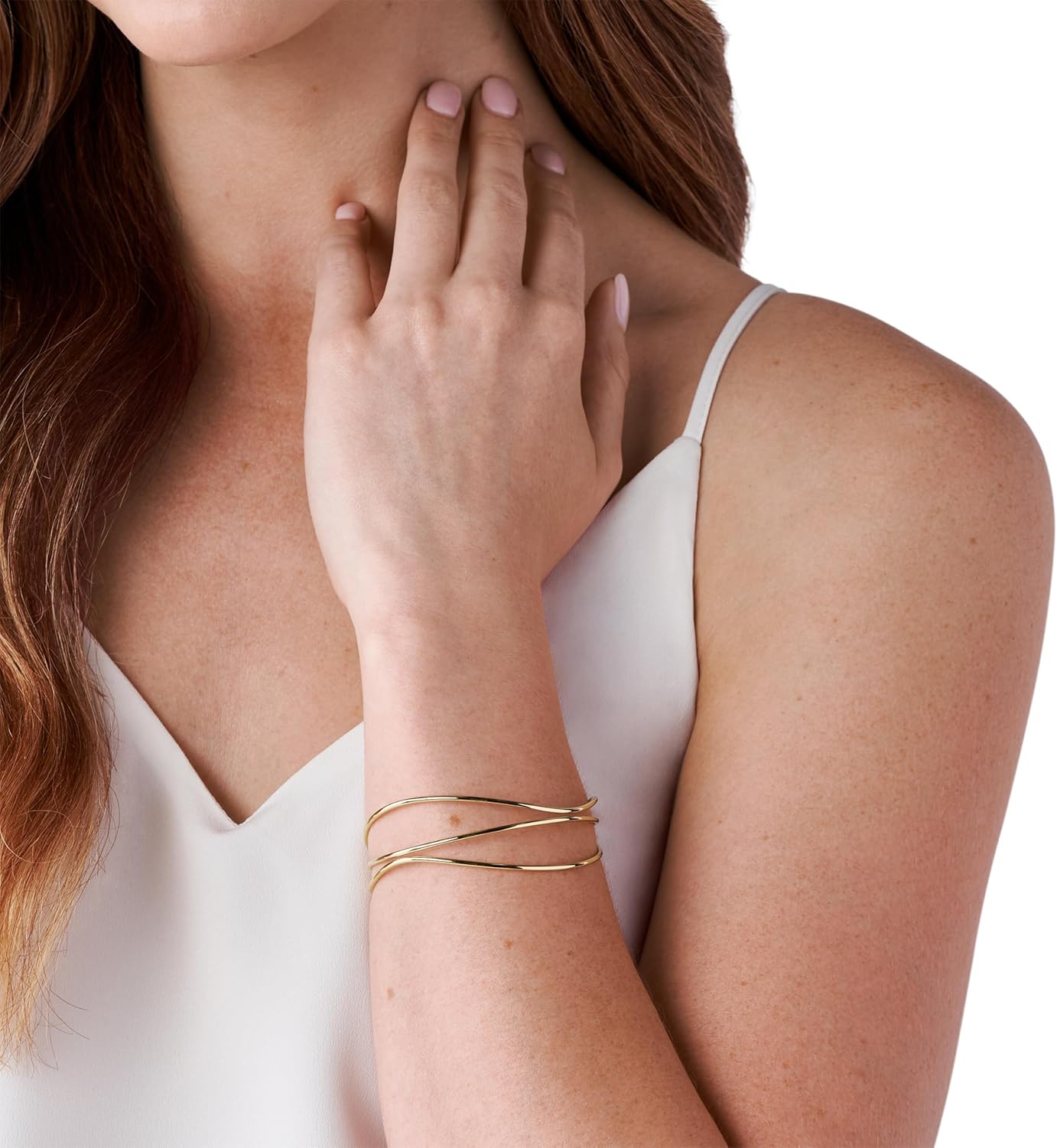 Skagen Women's Sea Glass Gold Tone Bracelet