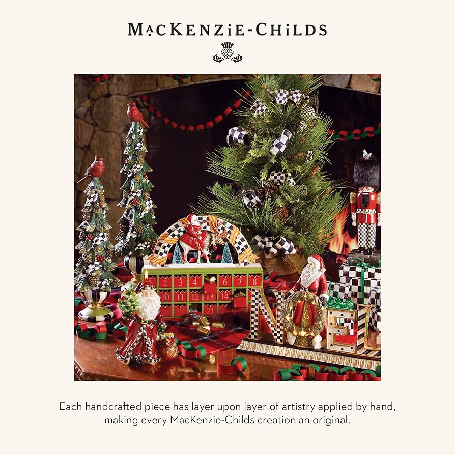 MACKENZIE CHILDS マッケンジーチャイルズ クリスマスツリー Amazon.com: MACKENZIE-CHILDS Christmas Cardinal Tree with