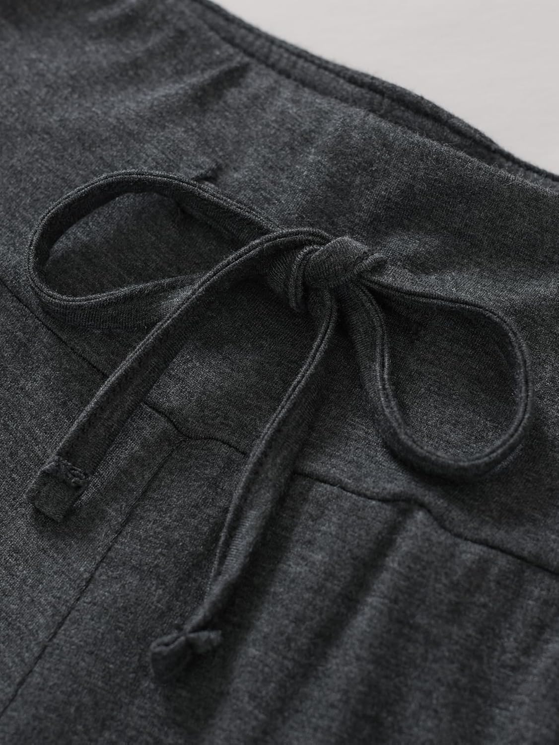 Women's Petite Lounge Pants With Pockets Wide Leg - Image 3