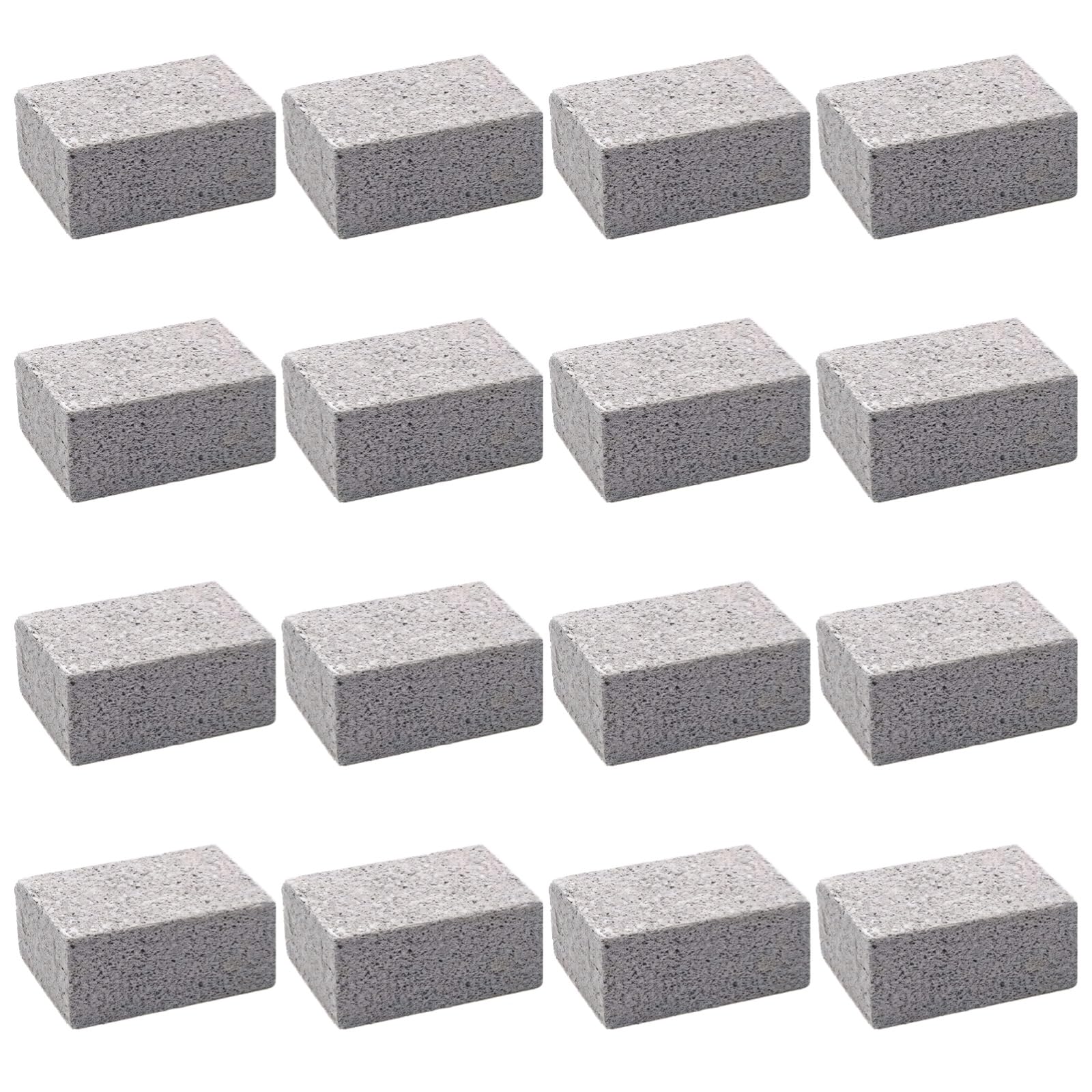 16 piezas de piedra pómez para limpiar azulejos, piedra pómez multisuperficie para barbacoa, piedra pómez multisuperficie para piscina, baño, limpieza de cocina