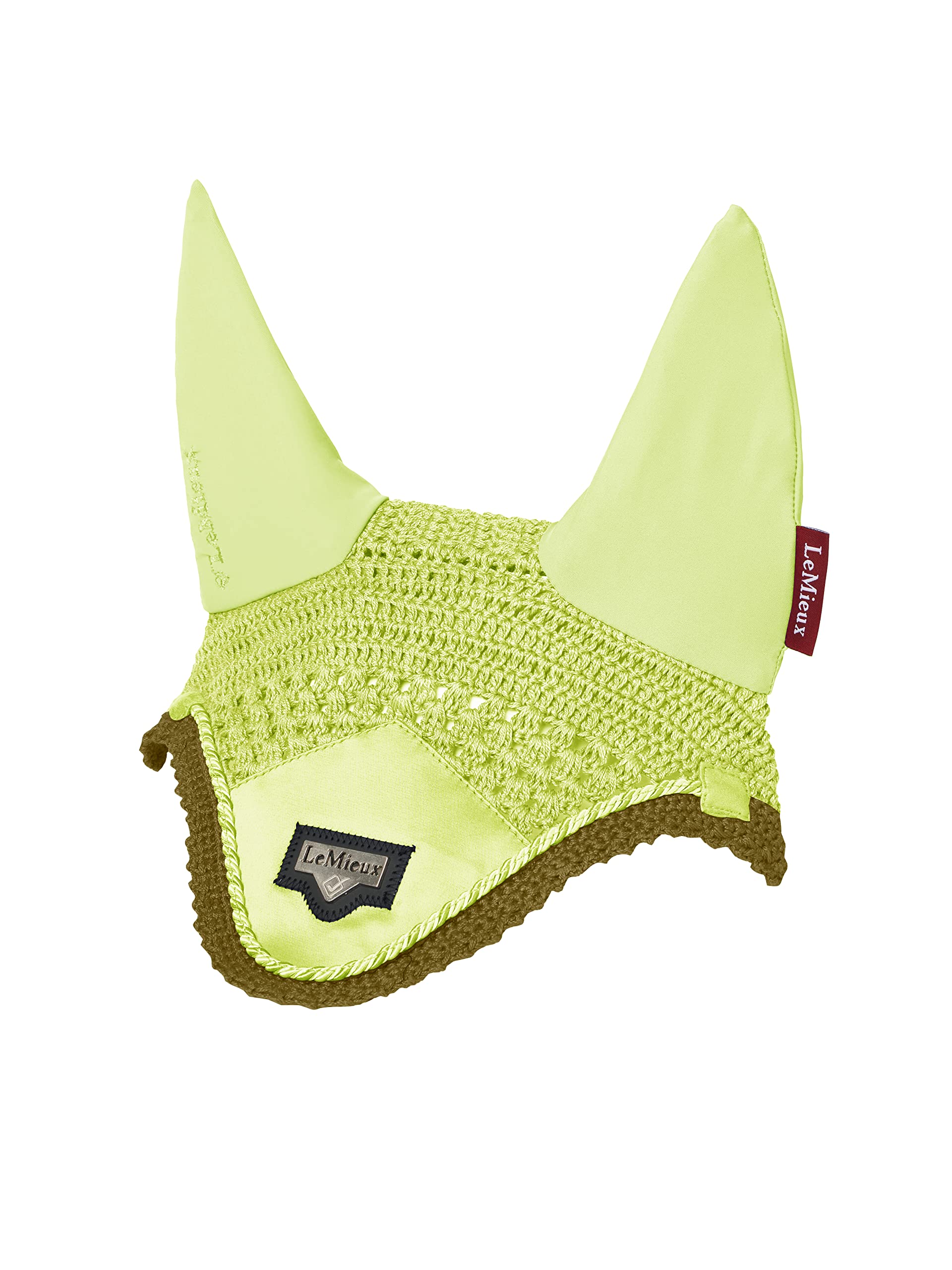 LeMieux Junior Loire Fly Hood with Soft Lycra Ears - Close Knit Crochet - Comfortable Fit Equestrian Mask - Sport Horse Wear — view 20