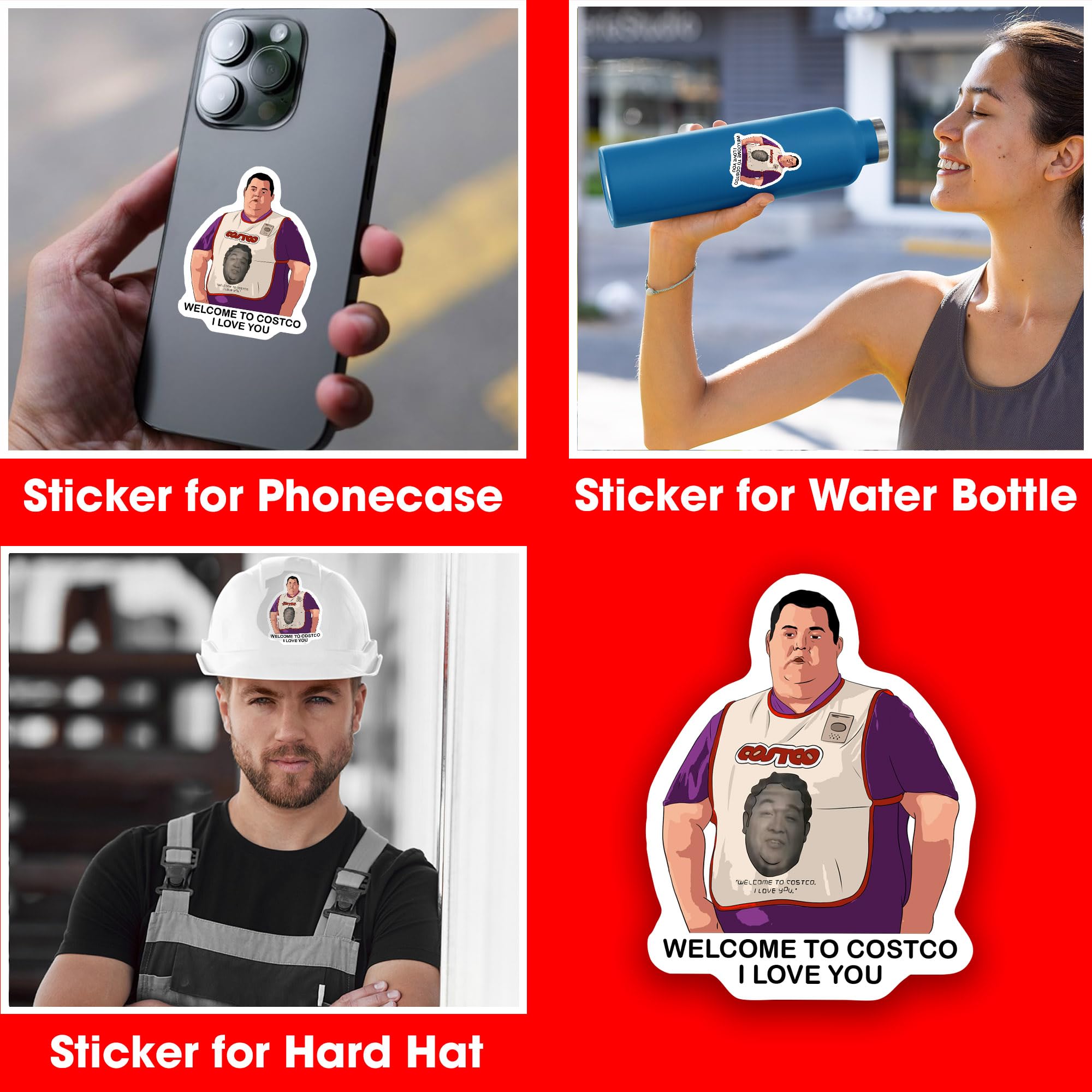 Amazon.com: Thanhthanh Style (3Pcs) Welcome to Costco I Love You Idiocracy Movie Vinyl Sticker 3 Inch for Water Bottle, Tumbler, Laptop, Hat, Phone Case : Electronics Amazon.com: Thanhthanh Style (3Pcs) Welcome to Costco I Love You Idiocracy Movie Vinyl Sticker 3 Inch for Water Bottle, Tumbler, Laptop, Hat, Phone Case : Electronics