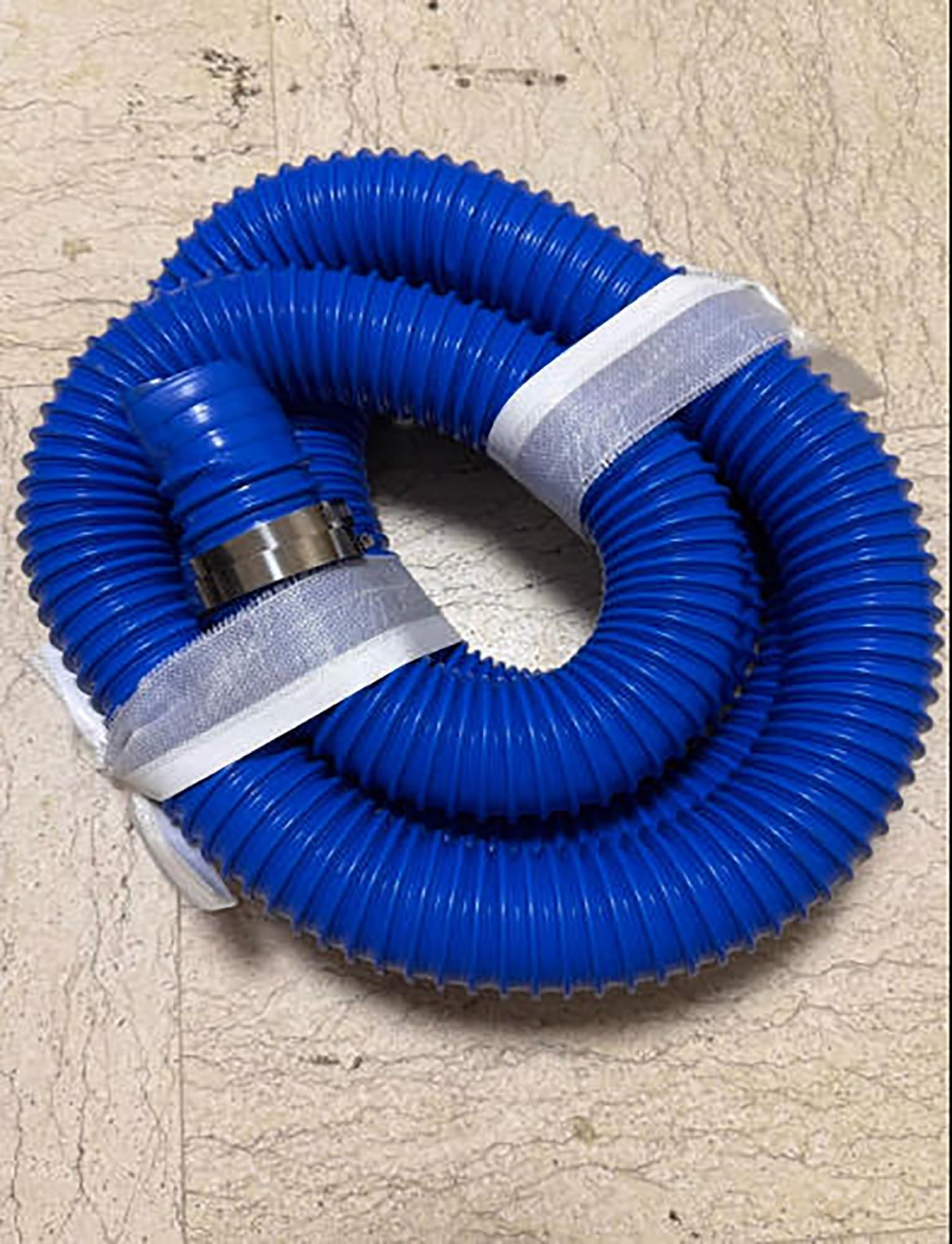 Manguera de succión Polvo Caucho PVC, Manguera corrugada Azul for ventilación y Drenaje recolección en Varios tamaños