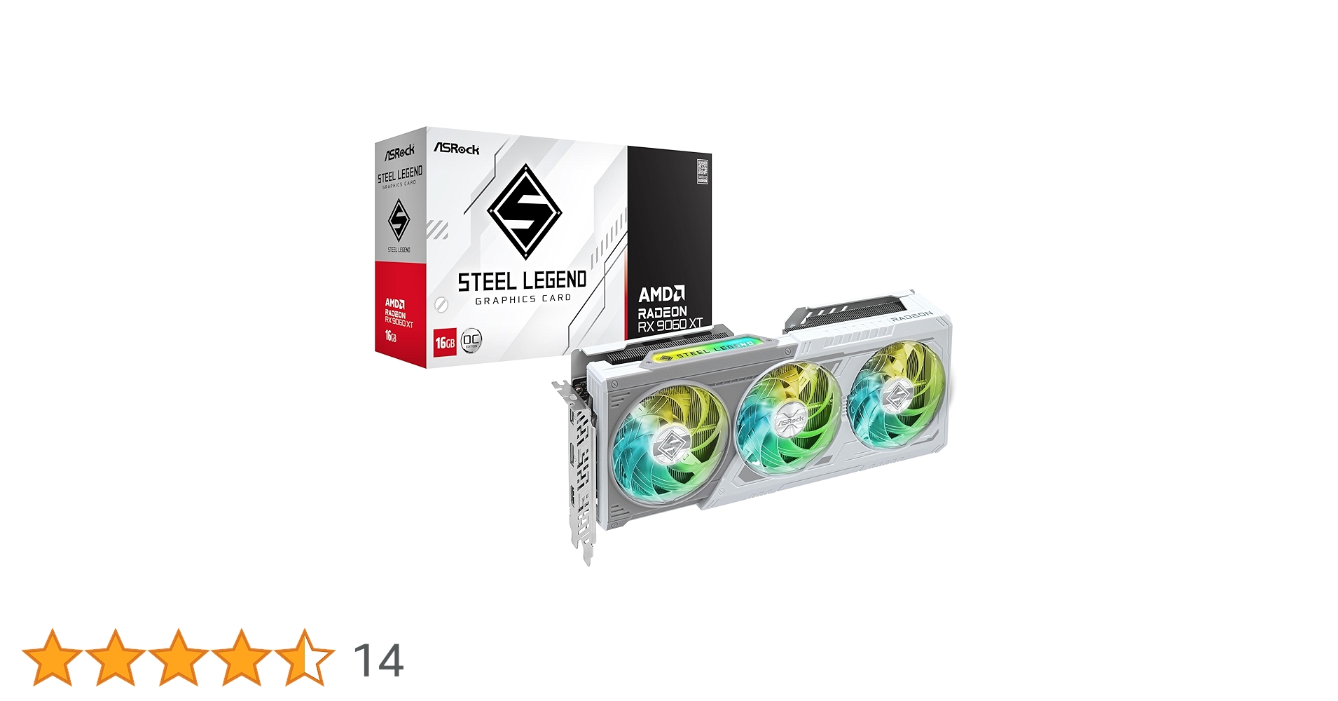 グラフィックボード・グラボ・ビデオカード ASRock Radeon RX 9600 XT