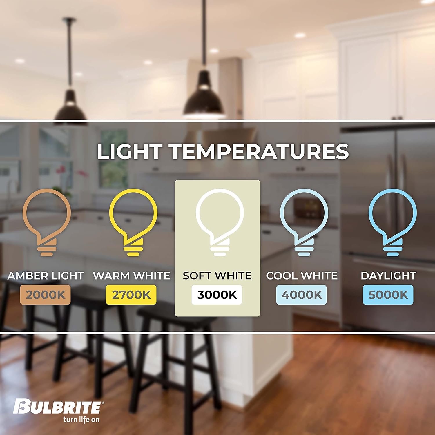 Bulbrite Pack of (2) 9 Watt Dimmable Clear Filament A19 Medium (E26) LED Bulb - 1100 Lumens, 3000K, and 90 CRI