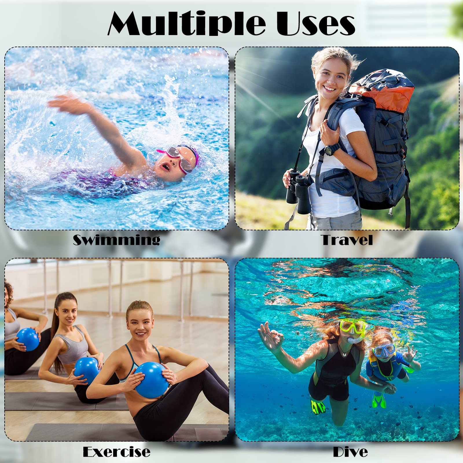 Arvoni 2er Set Wäschesäcke Groß 46×58cm - Wasserdichte Schmutzwäschebeutel Für Reise & Fitness