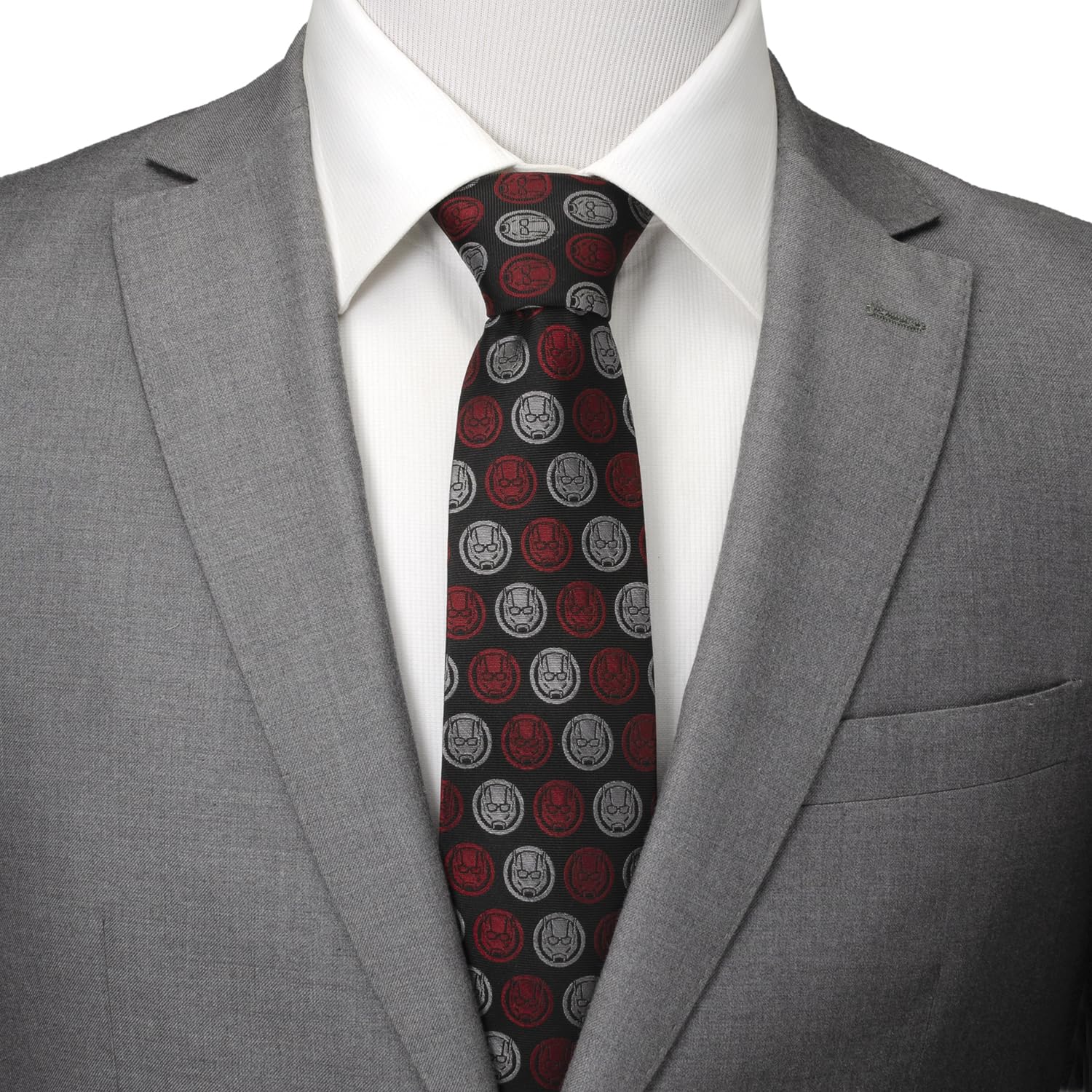 Cufflinks Inc. Ant-man Red/Gray Charcoal Tie