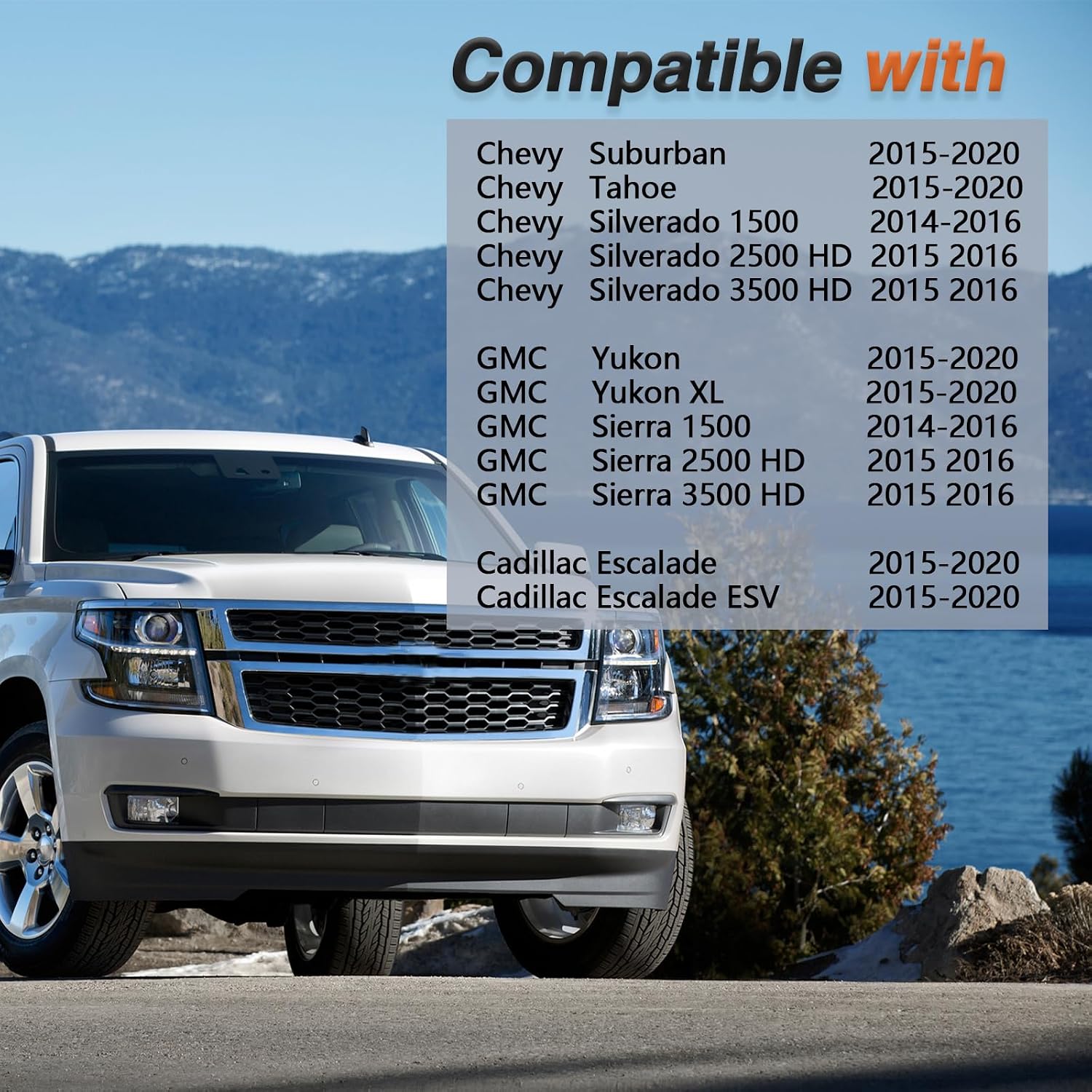 FUSCH Positive Battery Cable Compatible with Chevy Silverado 1500 2500HD 3500HD Suburban Tahoe/GMC Sierra 1500 2500HD 3500HD Yukon XL/Cadillac Escalade ESV 2015-2020 Replace#: 84494554