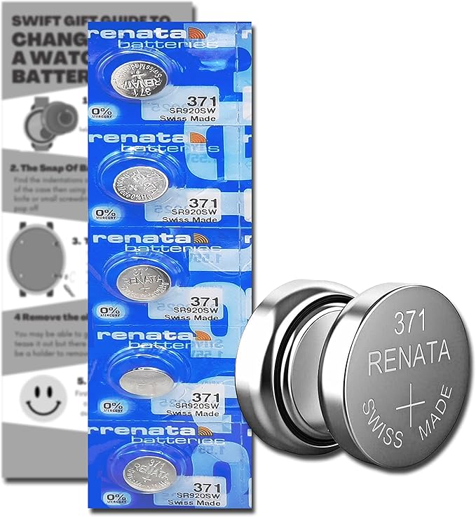 SR920SW Watch Batteries 3715 x Renata 371 Swiss Made Equivalent to