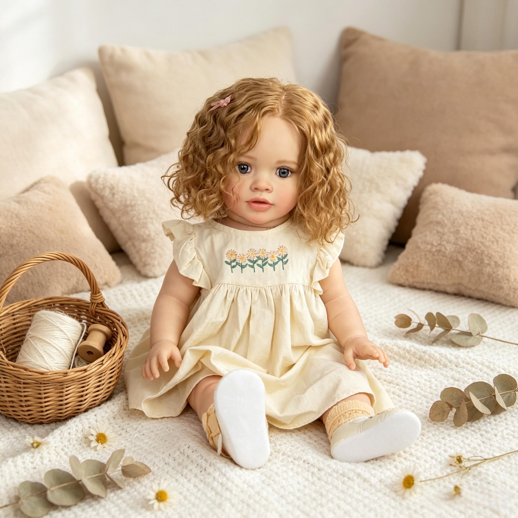 Duże realistyczne lalki Reborn maluch dziewczyna Pippa 66 cm realistyczne lalki Reborn Baby Dolls prawdziwe życie maluch lalka miękka winylowa tkanina ciało, które wygląda jak prawdziwa lalka