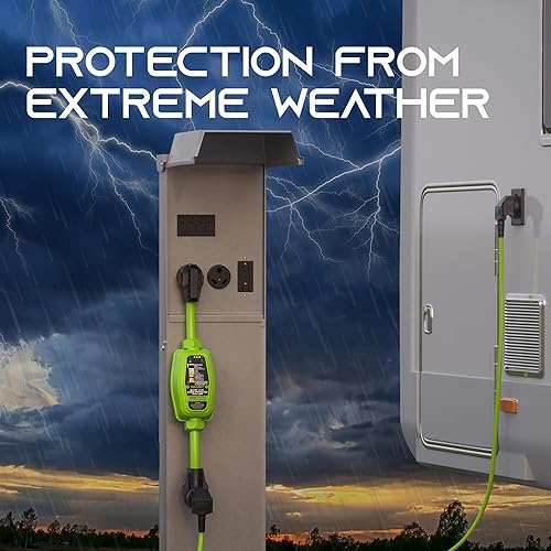 Miniatura 9 de GEARit Protector contra sobretensiones RV de 50 amperios (Wi-Fi con aplicación integrada) Monitor en tiempo real - Enchufe, entradas, receptáculos -